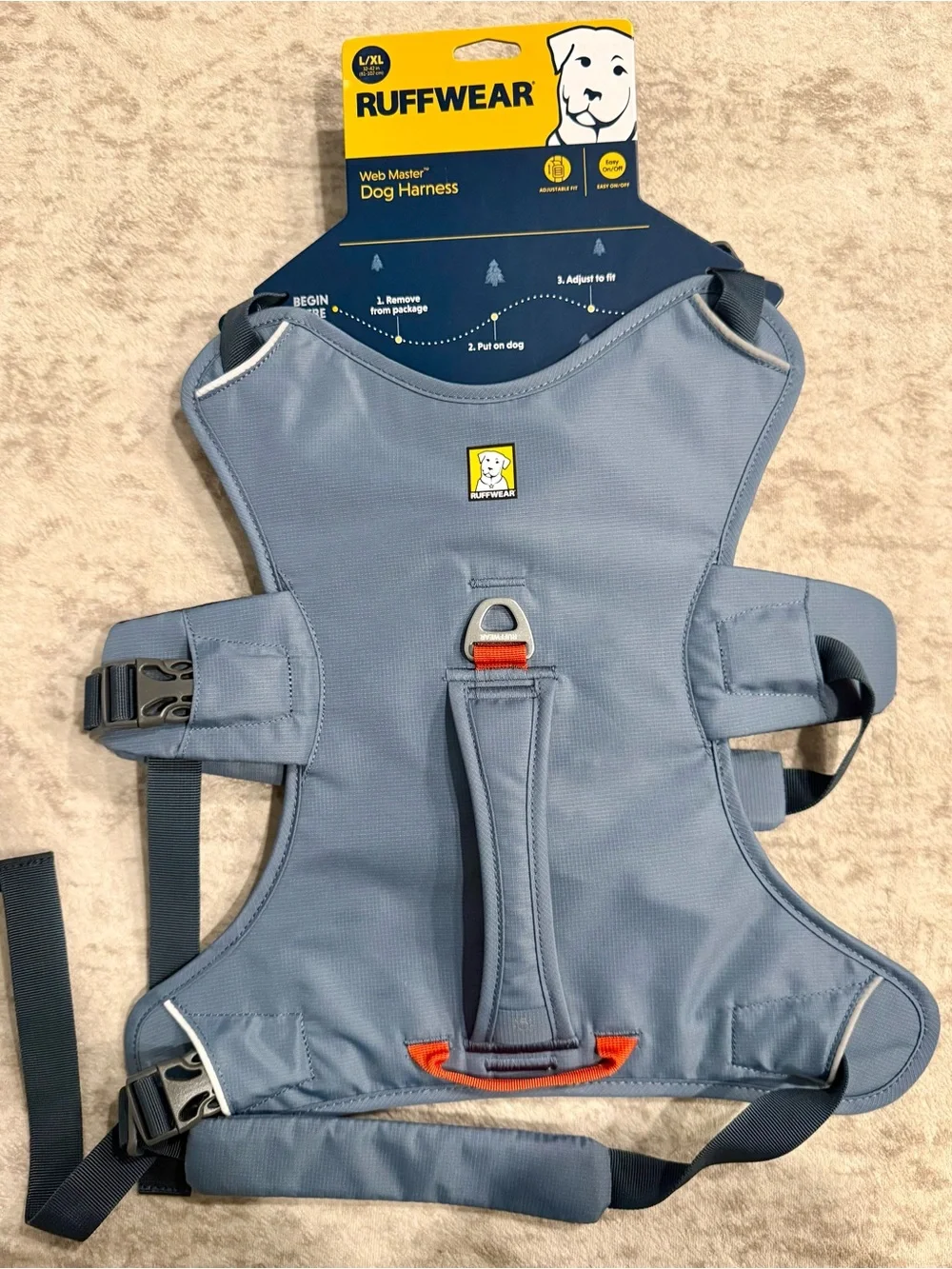 RuffWear Webmaster Harness Slate Blue